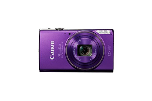 Canon PowerShot ELPH 360 Digital Camera w/ 12x Optical Zoom and Image Stabilization - Wi-Fi & NFC Enabled (Purple)