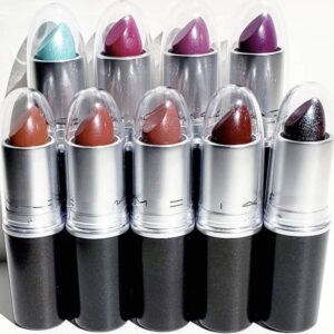 byAlegory Clear Lipstick Caps For MAC - Replaces Original Cap To See Your Favorite Lipstick Color Easily (12 Count)