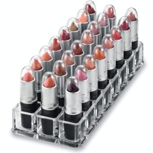 byAlegory Clear Lipstick Caps For MAC - Replaces Original Cap To See Your Favorite Lipstick Color Easily (12 Count)