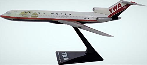 Flight Miniatures TWA (95-01) 727-200 Trans World Airline 1:200 Scale - Plastic Snap-Fit Model Airplane - Collectible Replica of TWA Trans World Airline Part #ABO-72720H-022