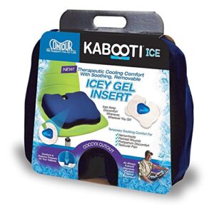 contour products kabooti ice coccyx seat cushion, blue (30-761rbi)