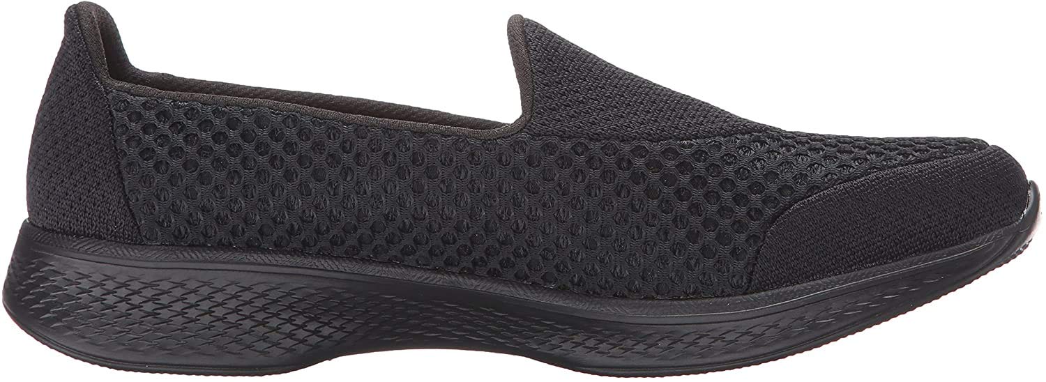 Skechers Performance Women's Go Walk 4 Kindle Slip-On Walking Shoe,Black,6.5 M US