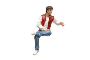 adam sitting figurine for 1/24 scale models by american diorama 23925