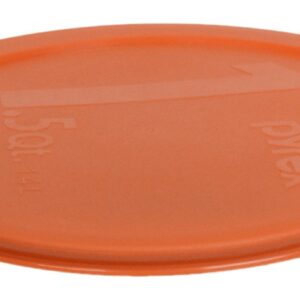 Pyrex 323-PC 1.5qt Orange Plastic Food Storage Lid, Made in USA - 2 Pack