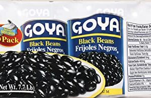 Goya Foods Black Beans, 15.5 Ounce (Pack of 8)