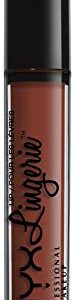 NYX PROFESSIONAL MAKEUP Lip Lingerie Matte Liquid Lipstick - Exotic, Warm Mahogany Red