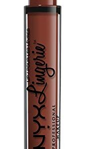 NYX PROFESSIONAL MAKEUP Lip Lingerie Matte Liquid Lipstick - Exotic, Warm Mahogany Red