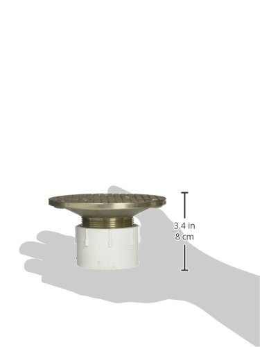 Zurn CO2450-AB3, Adjustable Floor Cleanout, 3 Inch ABS Hub Connection