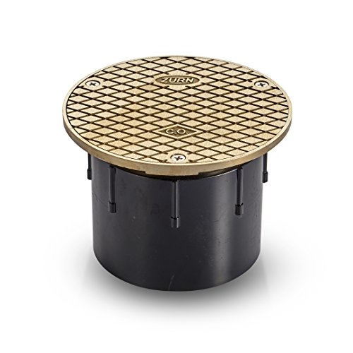 Zurn CO2450-AB3, Adjustable Floor Cleanout, 3 Inch ABS Hub Connection