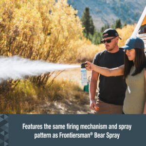 SABRE Frontiersman Practice Bear Spray, 7.9 oz Inert Canister, Practice Before You Go, Realistic Canister Increases Familiarity and Confidence in Use