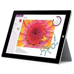 microsoft 7g5-00015 surface 3 tablet (10.8-inch, 64 gb, intel atom, windows 10) (renewed)