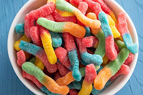 Trolli Sour Brite Crawlers, Sour Gummy Worms, 9 Ounce Resealable Bag