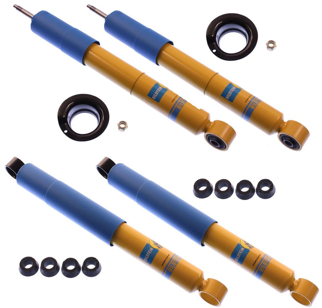 NEW BILSTEIN FRONT & REAR SHOCKS FOR 98-04 TOYOTA TACOMA PRERUNNER & 95-04 TACOMA 4WD BASE SR5 DLX LIMITED, 4600 SERIES 46MM SHOCK ABSORBERS, 1995 1996 1997 1998 1999 2000 2001 2002 2003 2004