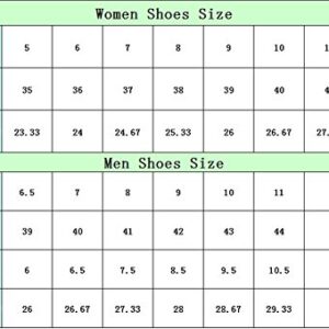 FOR U DESIGNS Colorful Floral Print Light Weight Fashion Sneaker Mesh Flex Trail Running Shoes Women US 11