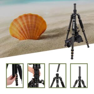 ZOMEI Z669C Carbon Fiber Portable Tripod with Ball Head Compact Travel for Canon,Sony, Nikon, Samsung, Panasonic, Olympus, Kodak, Fuji, Cameras and Video Camera