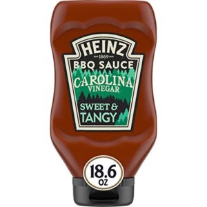 heinz carolina vinegar style tangy bbq sauce (18.6 oz bottle)