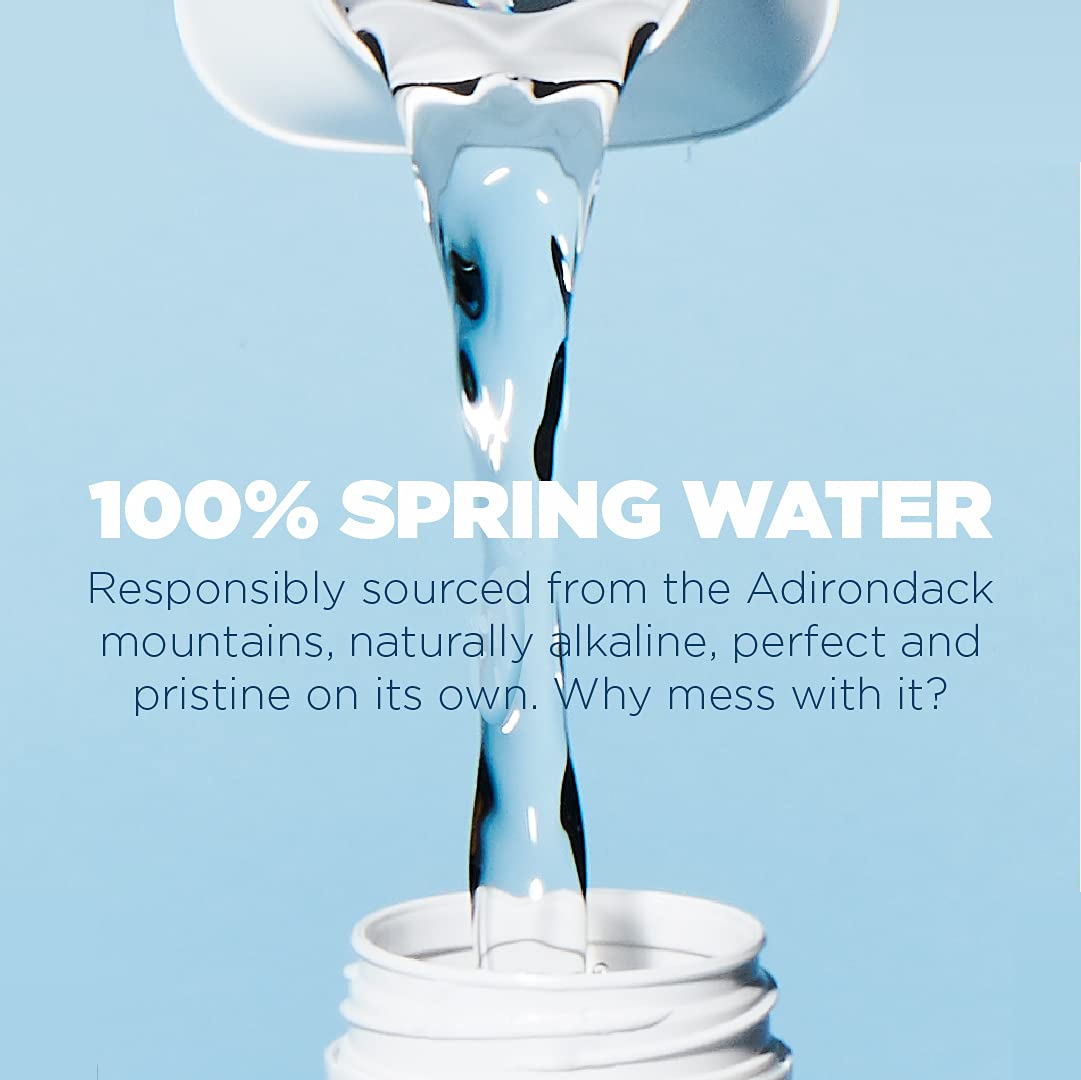 JUST Water, Premium Pure Still Spring Water in an Eco-Friendly BPA Free Plant-Based Bottle - Naturally Alkaline, High 8.0 pH - Fully Recyclable Boxed Carton, 16.9 Fl Oz (Pack of 12)