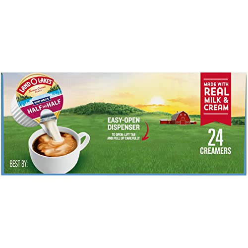 Land O' Lakes Half and Half UHT-Processed Creamer, 24 Count