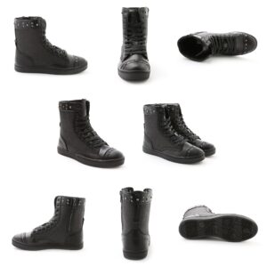 Pastry Military Glitz Adult Dance Sneaker, Black/Black, Size 6.5