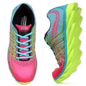 aleader women's running shoes fashion walking sneakers pink 9 d(m) us