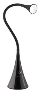 ottlite led flexneck table lamp - usb charging port, adjustable brightness, sleek design, energy efficient
