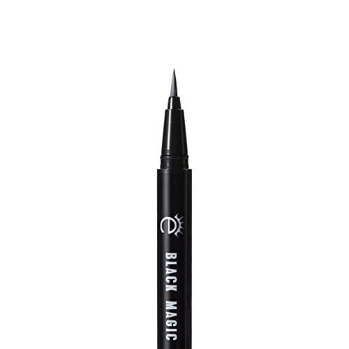 Eyeko Black Magic Liquid Eyeliner, Carbon Black - Intense - Precision Felt Tip Brush - Vegan 0.4ml