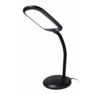 homeconcept slim design led bright reader natural daylight full spectrum desk lamp black