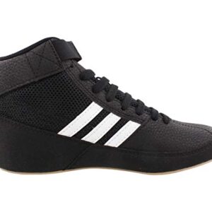 Adidas Men's HVC Wrestling Shoe, Black/White, 11