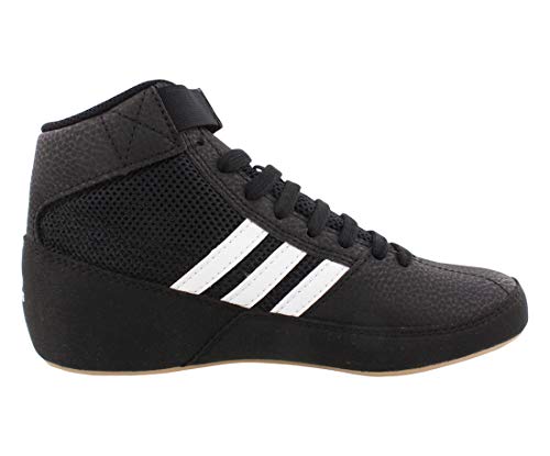 Adidas Men's HVC Wrestling Shoe, Black/White, 11