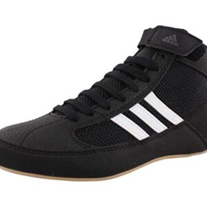 Adidas Men's HVC Wrestling Shoe, Black/White, 11