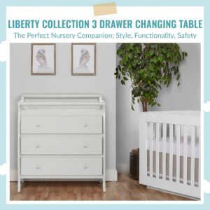 Dream On Me Liberty Collection 3 Drawer Changing Table