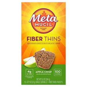 metamucil fiber wafers apple crisp 24 each (pack of 2)
