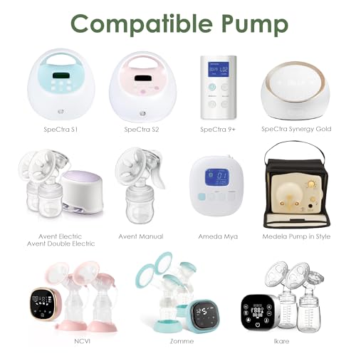 Maymom 2nd Generation Pump Valves with Pull Tab for Spectra S1, S2 and 9 Pumps and Compatible with Avent Comfort Electric Breast Pump; (4 pc)