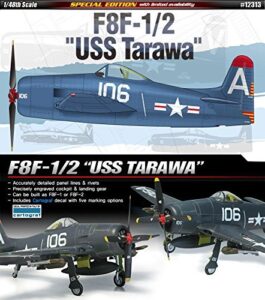 academy hobby model kits scale model : airplane & jet kits (1/48 f8f-1/2 tarawa)