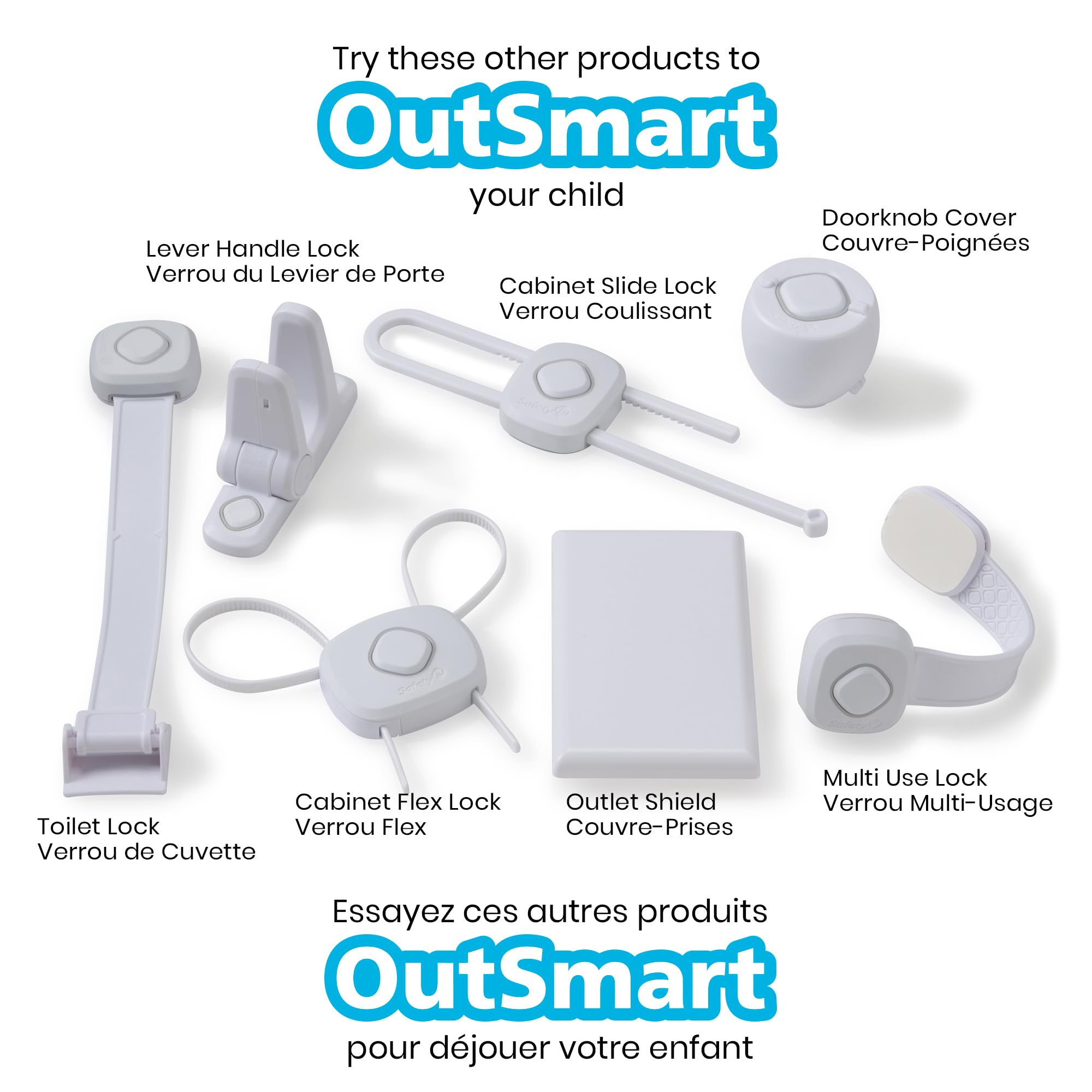 Safety 1st OutSmart Flex Lock, White