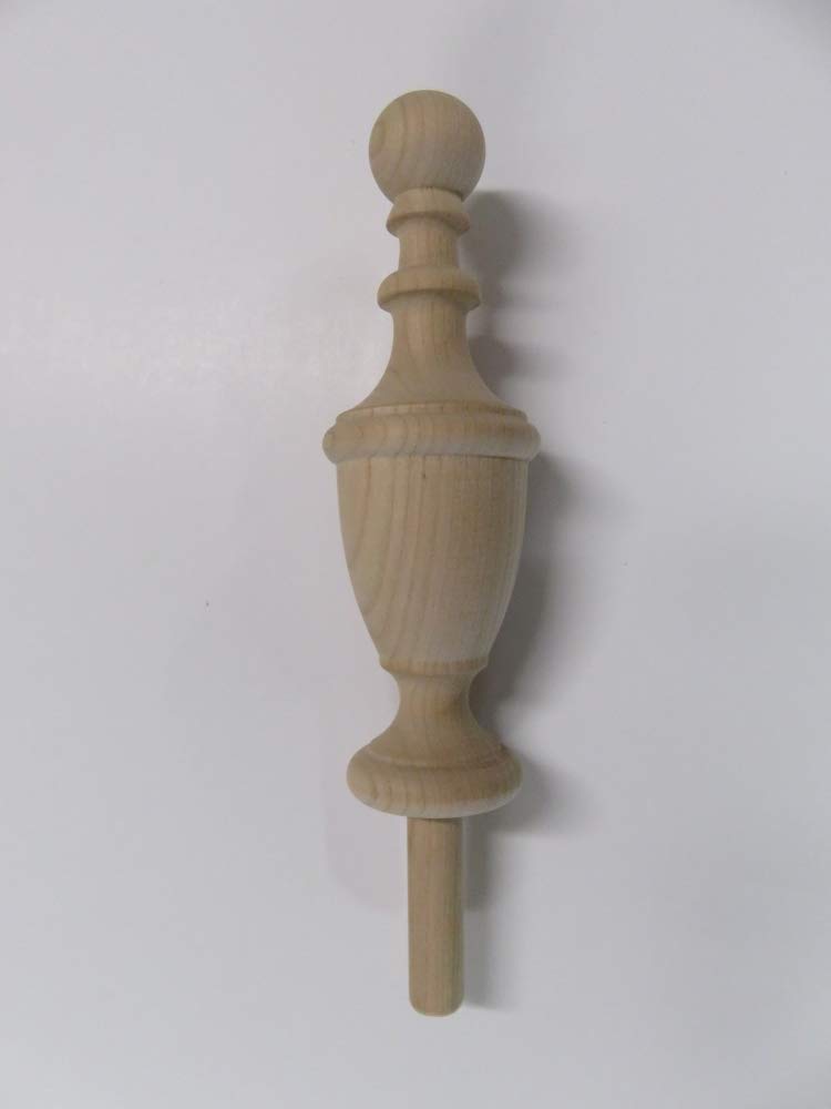 Sumeror Wood Finial-Cherry-Oak-Maple-Walnut-Mahogany-Bed Post #62 (Cherry)