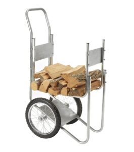 sporty's rolling wood log cart