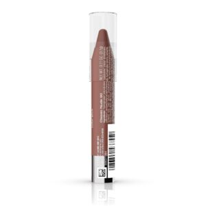 Neutrogena MoistureSmooth Color Stick for Lips, Moisturizing and Conditioning Lipstick with a Balm-Like Formula, Nourishing Shea Butter and Fruit Extracts, 90 Classic Nude,.011 oz