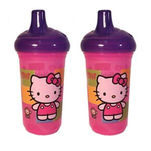 Set of 2 Munchkin Hello Kitty 9 Ounce Sippy Cups