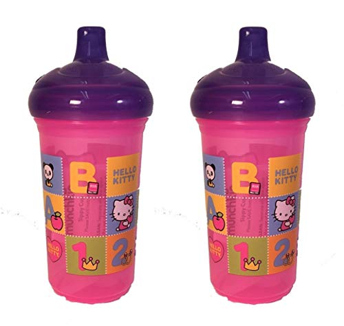 Set of 2 Munchkin Hello Kitty 9 Ounce Sippy Cups