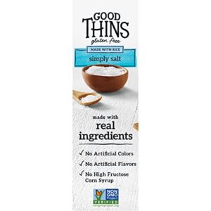 Good Thins Simply Salt Rice Snacks Gluten Free Crackers, 3.5 oz