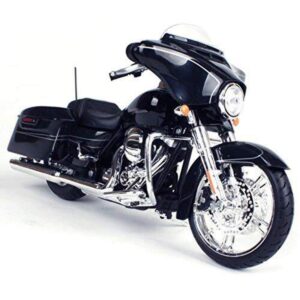 maisto 2015 harley davidson street glide motorcycle 1/12 scale pre-built model black