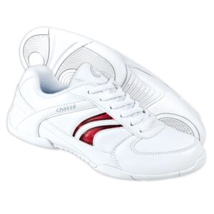 chassé flip iv cheerleading shoes - white cheer sneakers