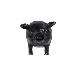 Antiqued Bronze Pig Paper Towel Holder