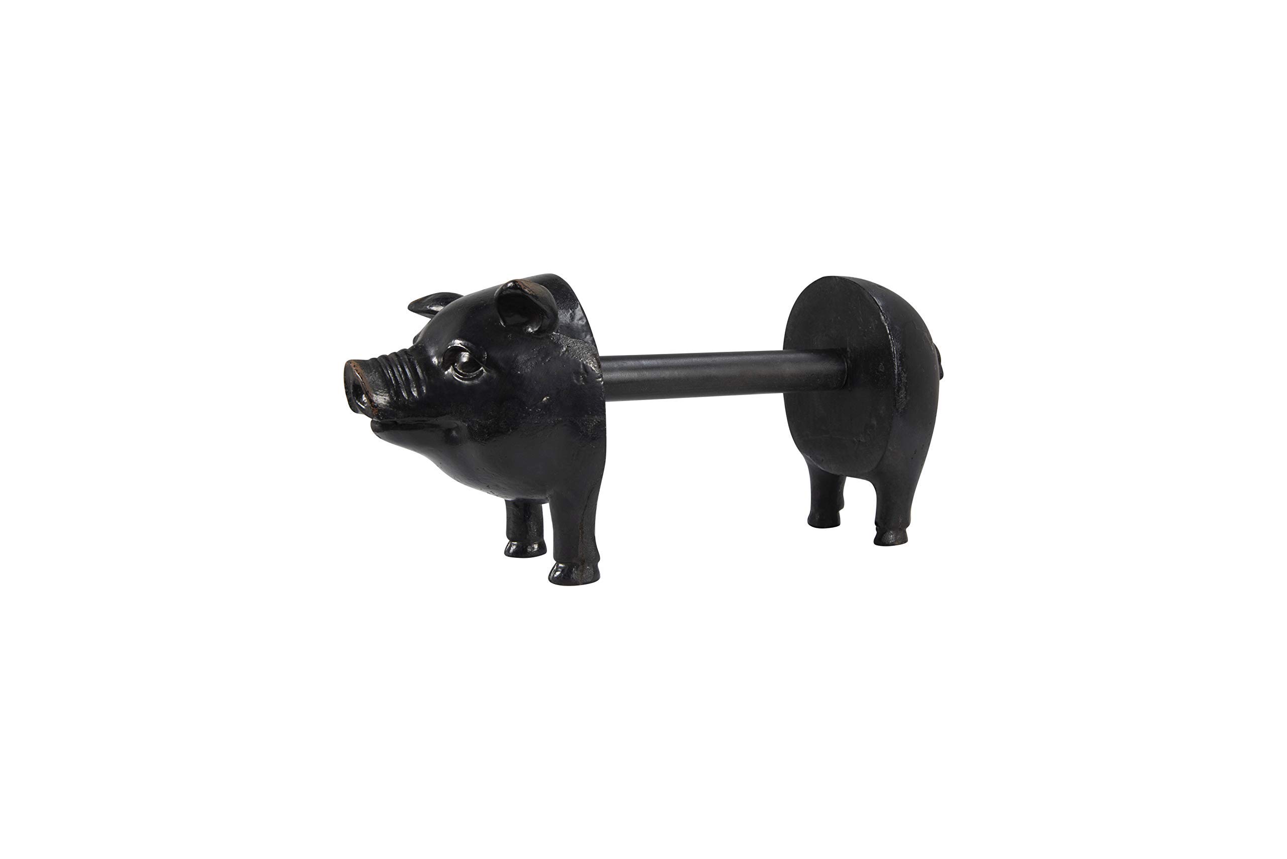 Antiqued Bronze Pig Paper Towel Holder