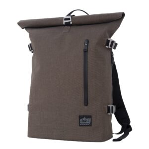 manhattan portage harbor backpack (md), dark brown, one size