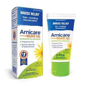 boiron arnicare bruise gel for pain relief from bruising and swelling or discoloration from injury - 1.5 oz
