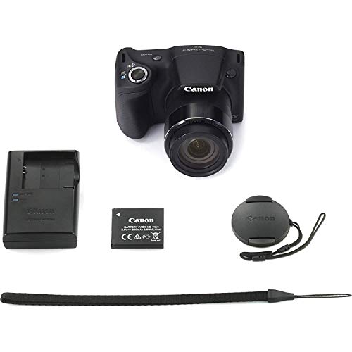 Canon PowerShot SX420 IS (Black) with 42x Optical Zoom and Built-In Wi-Fi Digital Camera & 16GB SDHC + Mini Tripod +AC/DC Turbo Travel Charger + Cleaning pen + Along with a Deluxe Bundle