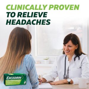 Excedrin Extra Strength Pain Relief Caplets – Headache Relief – 100 Count