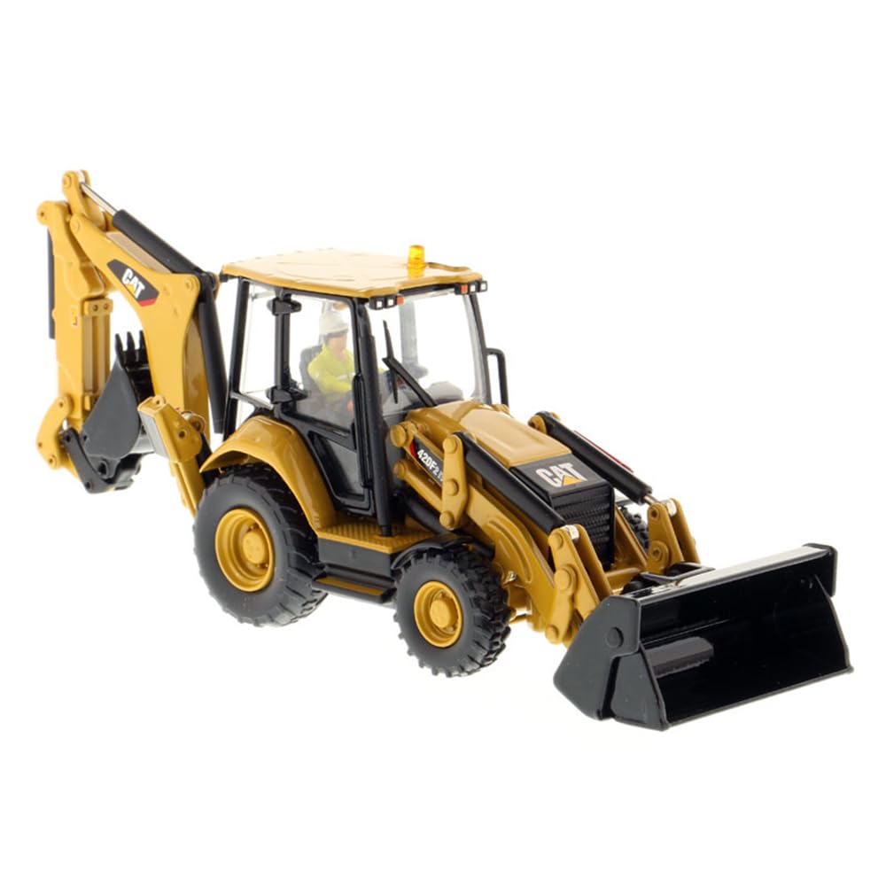 1:50 Caterpillar 420F2 IT Backhoe Loader - High Line Series by Diecast Masters - 85233 (Comes with Auger, Material Arm, Pallet Fork, and H70 Hammer attachments)